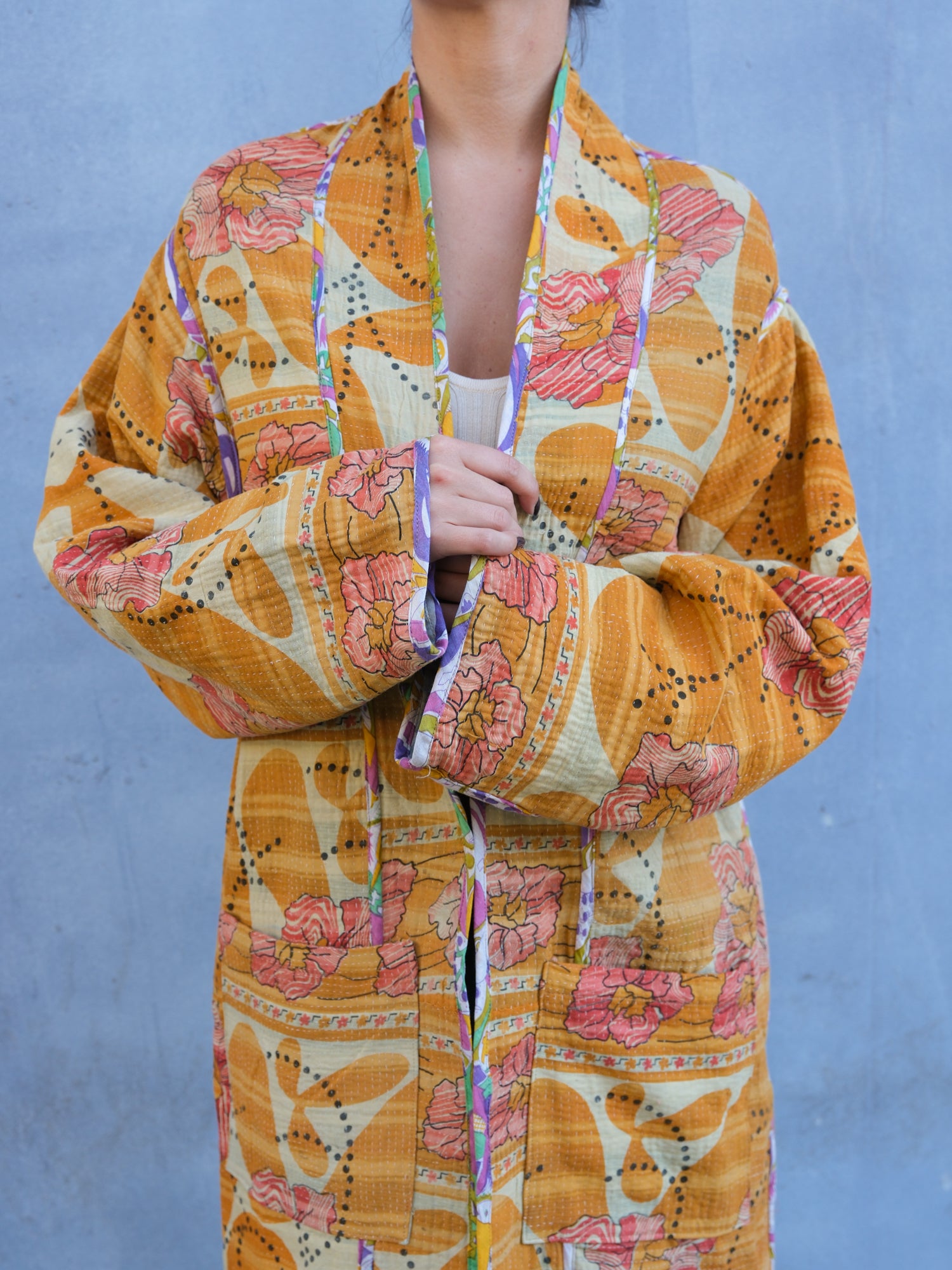 Long Kantha Jacket