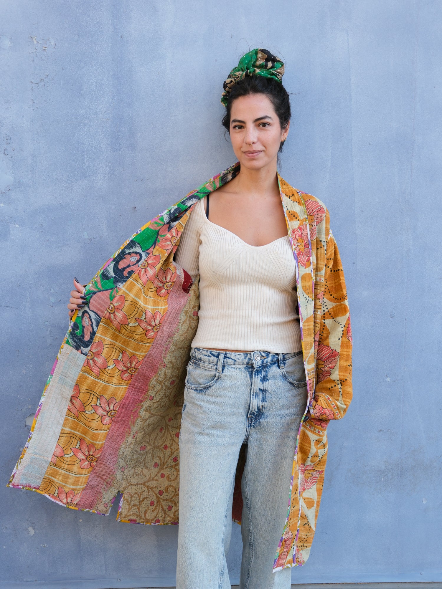 Long Kantha Jacket