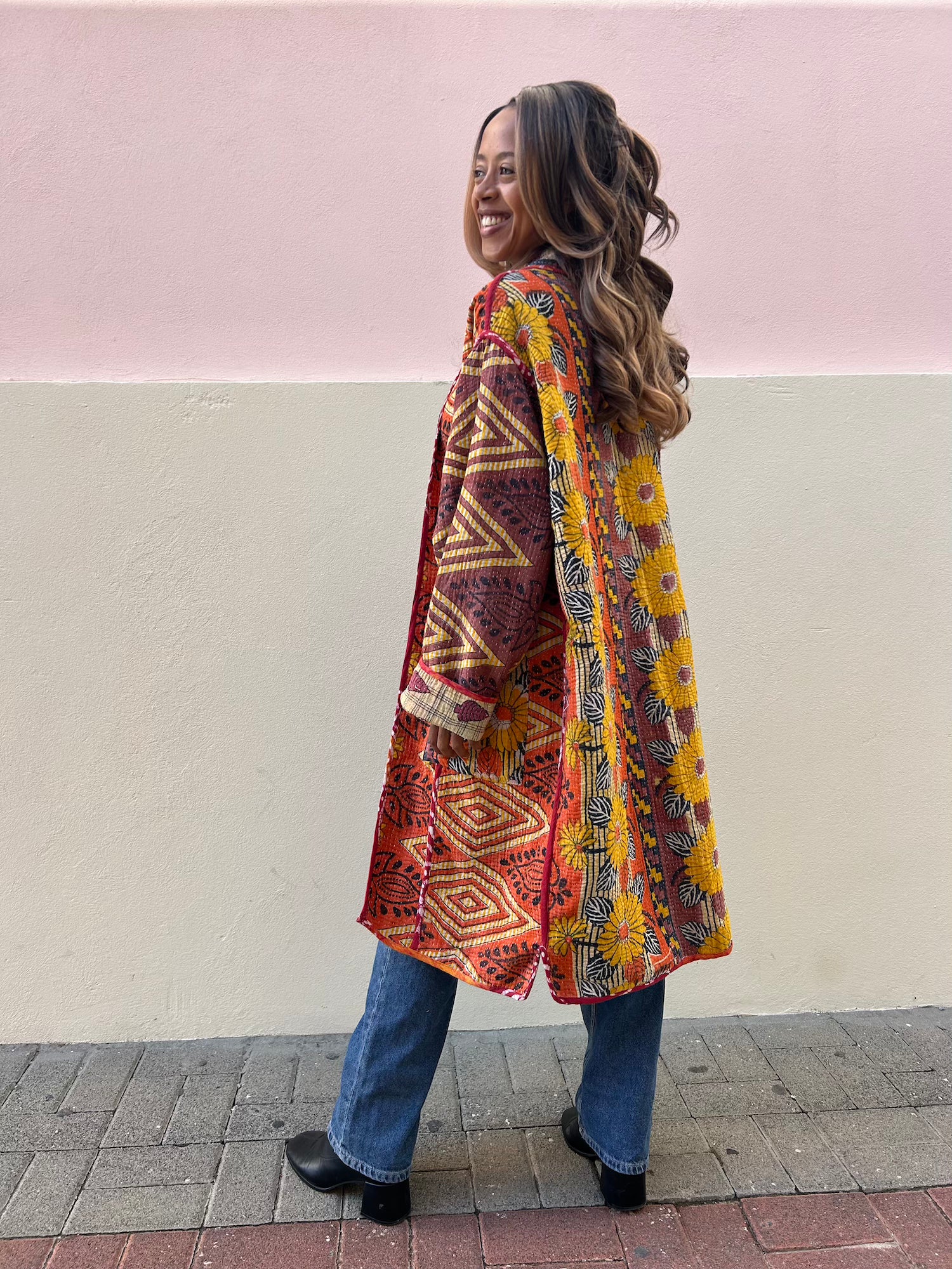 Long Kantha Jacket