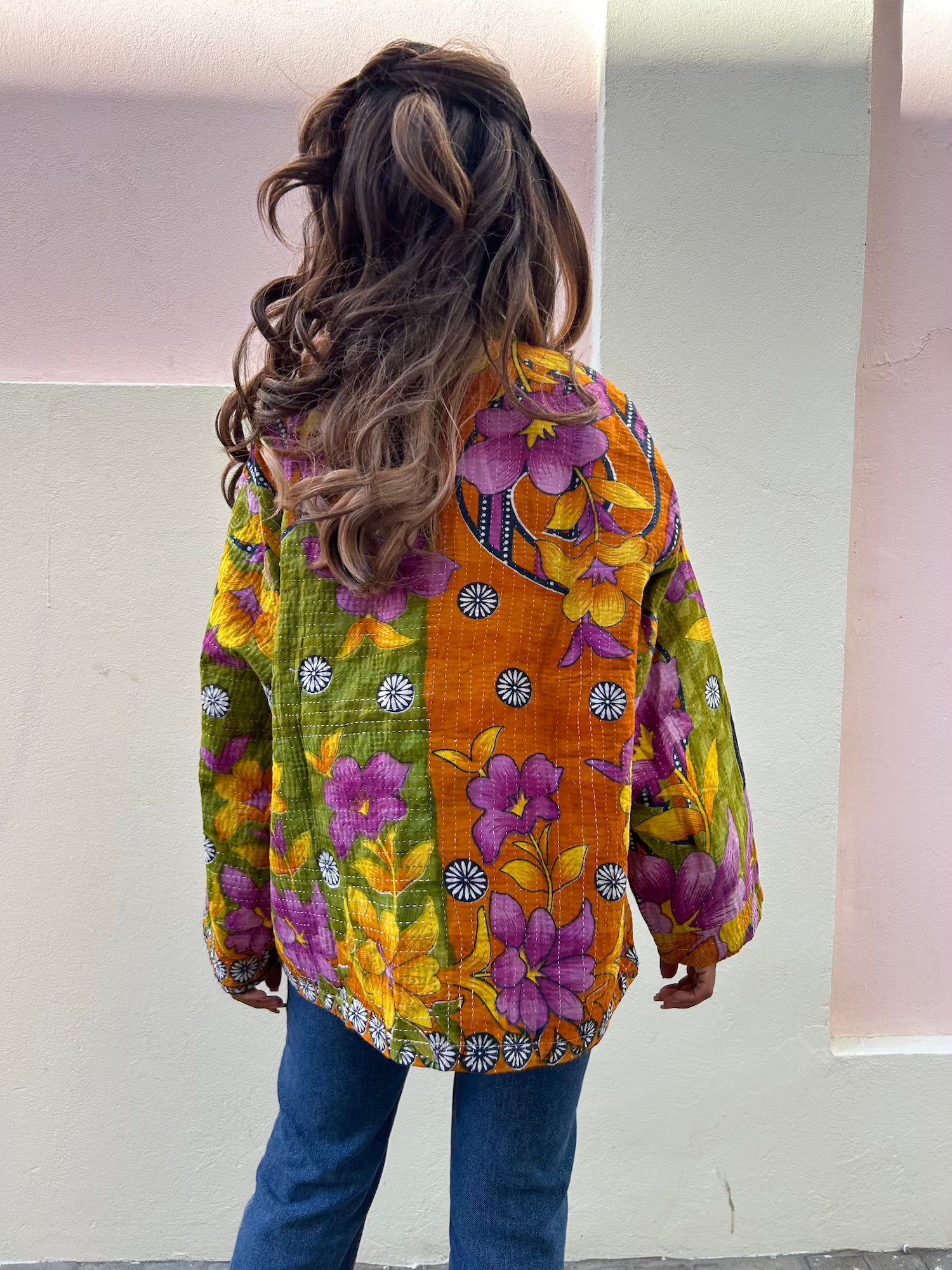 Short Kantha Jacket