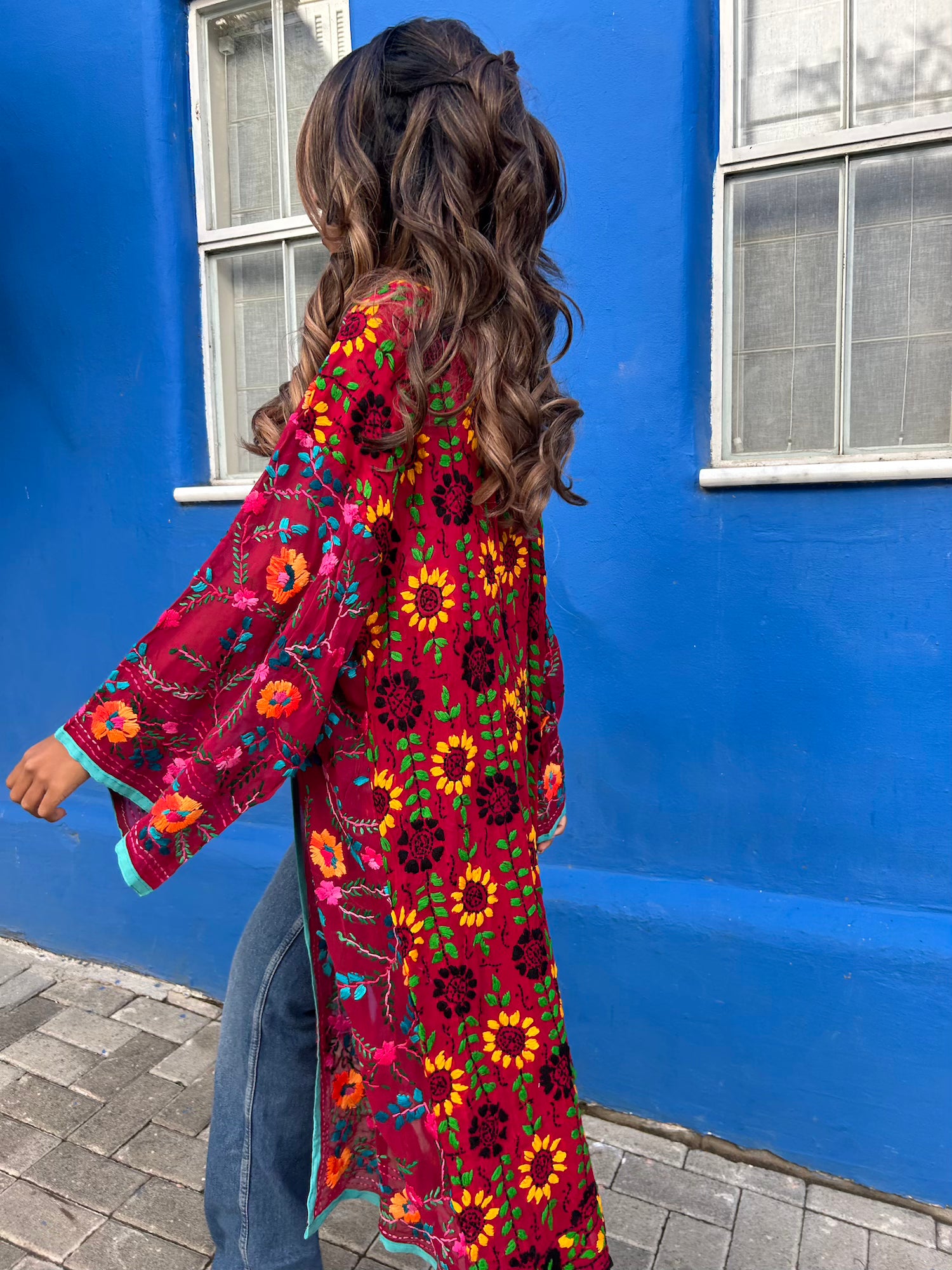 Phulkari Kimono