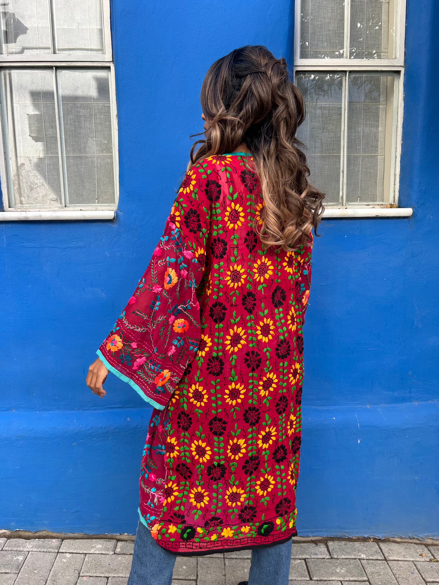 Phulkari Kimono