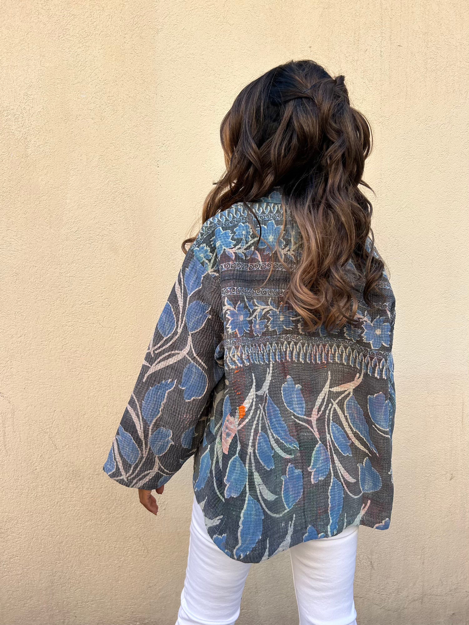 Short Kantha Jacket