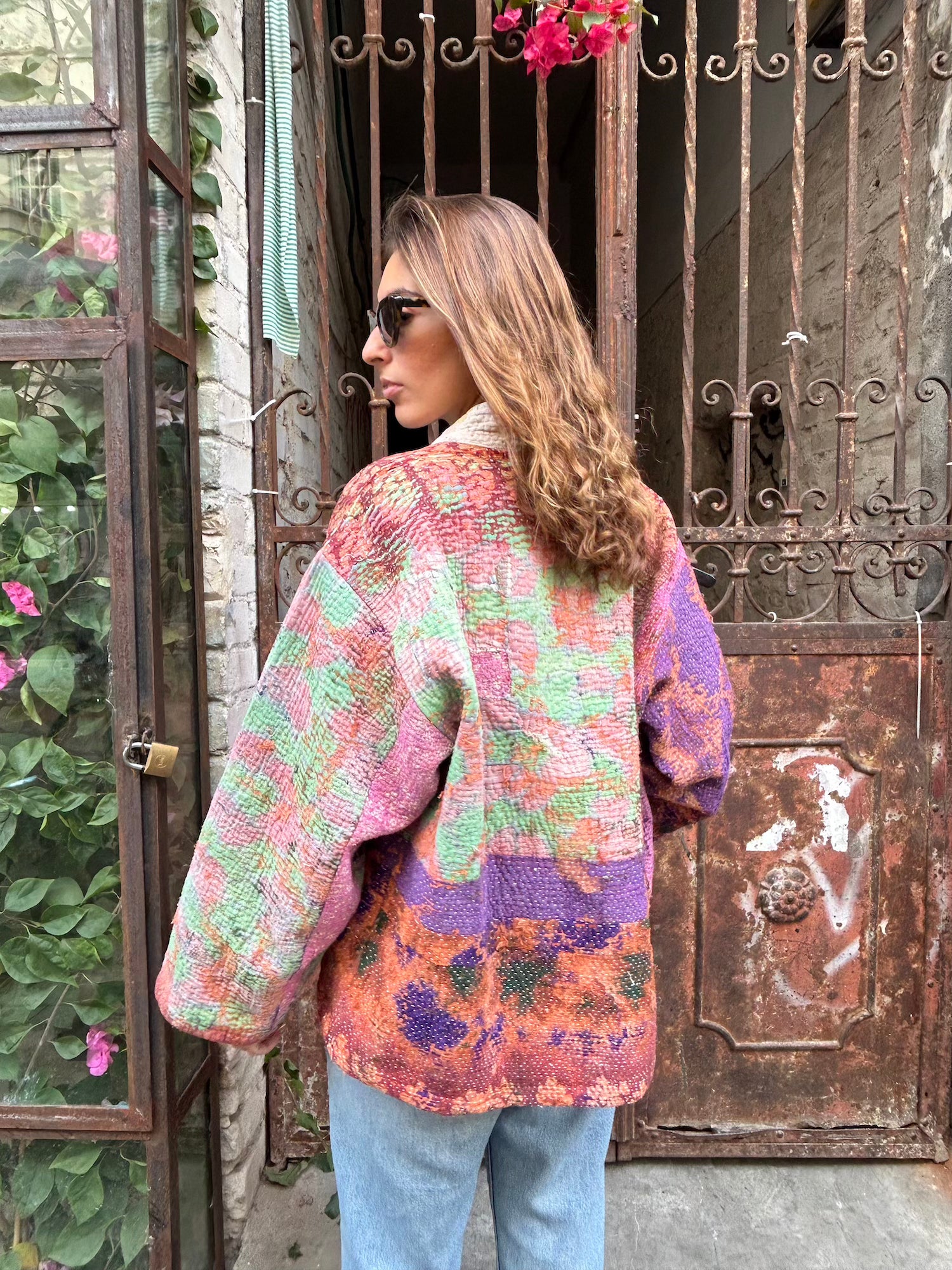 Short Kantha Jacket