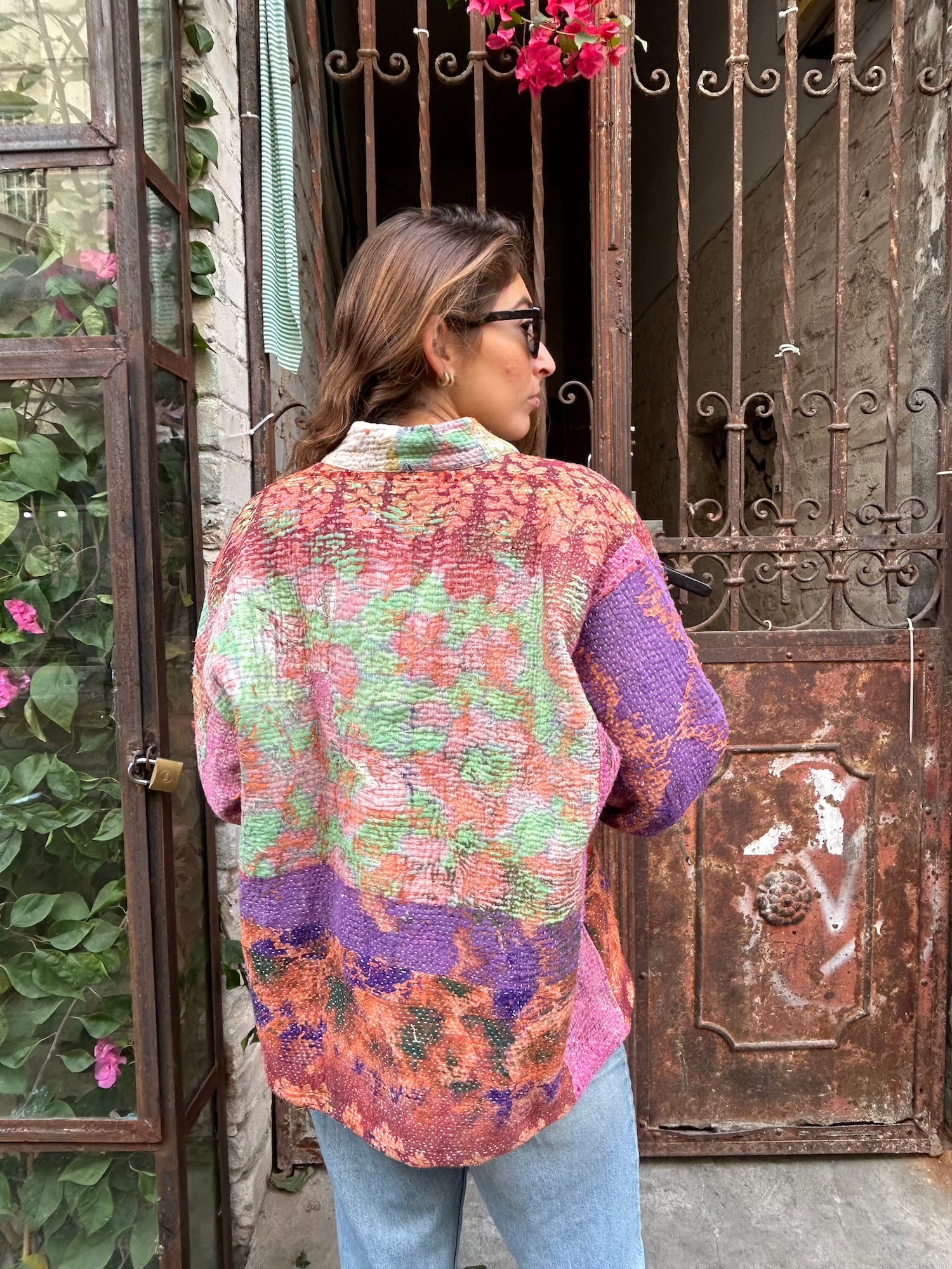 Short Kantha Jacket