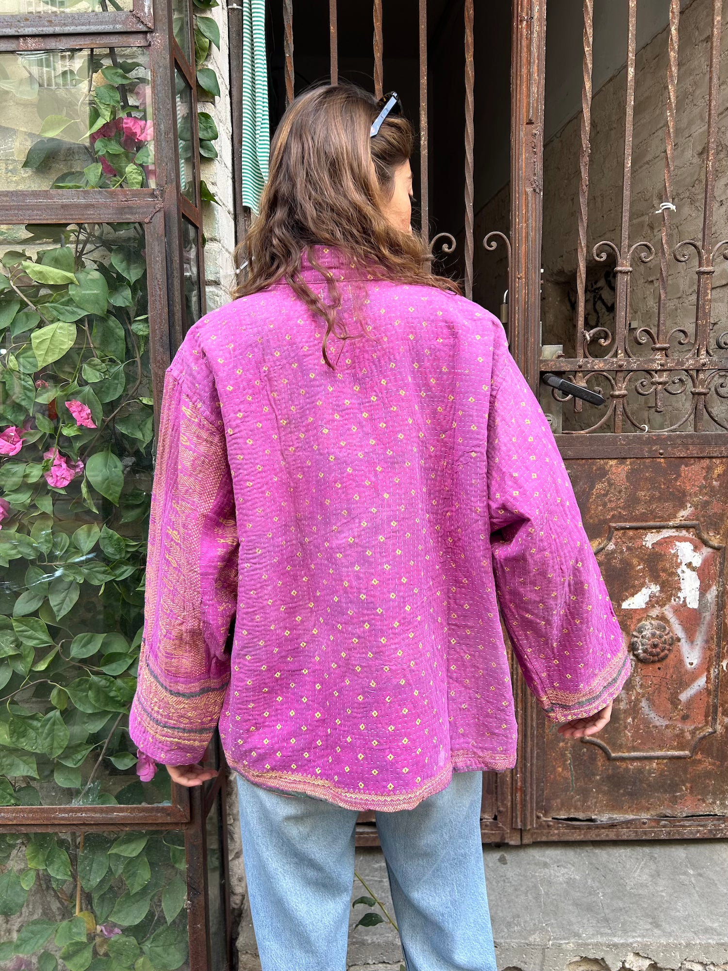 Short Kantha Jacket