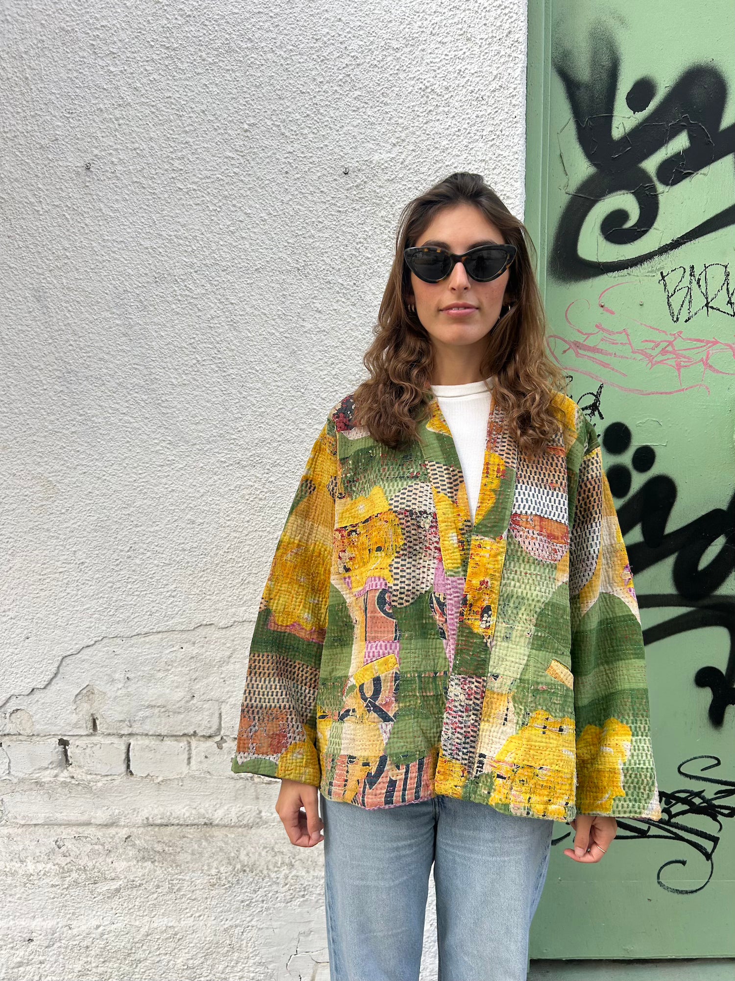 Short Kantha Jacket