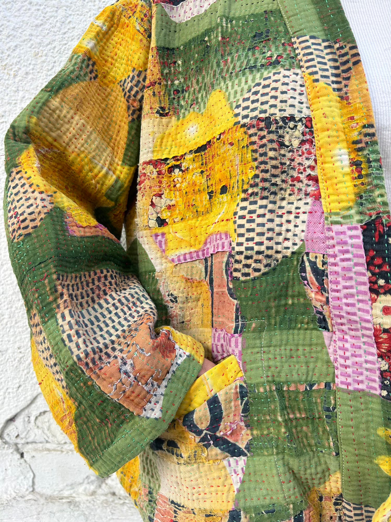 Short Kantha Jacket