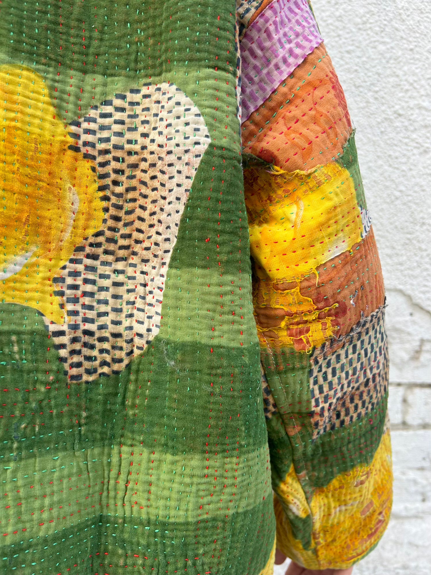 Short Kantha Jacket