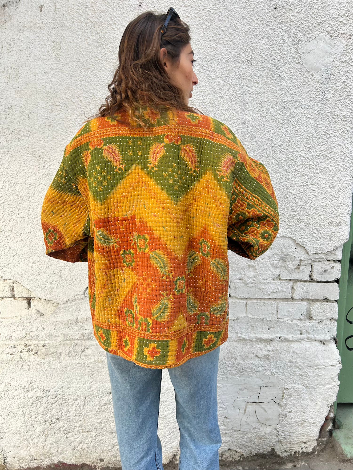 Short Kantha Jacket