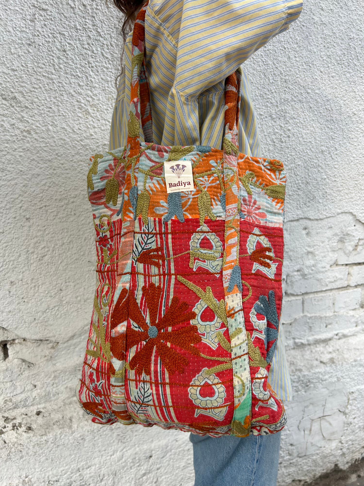 Kantha Suzani Bag