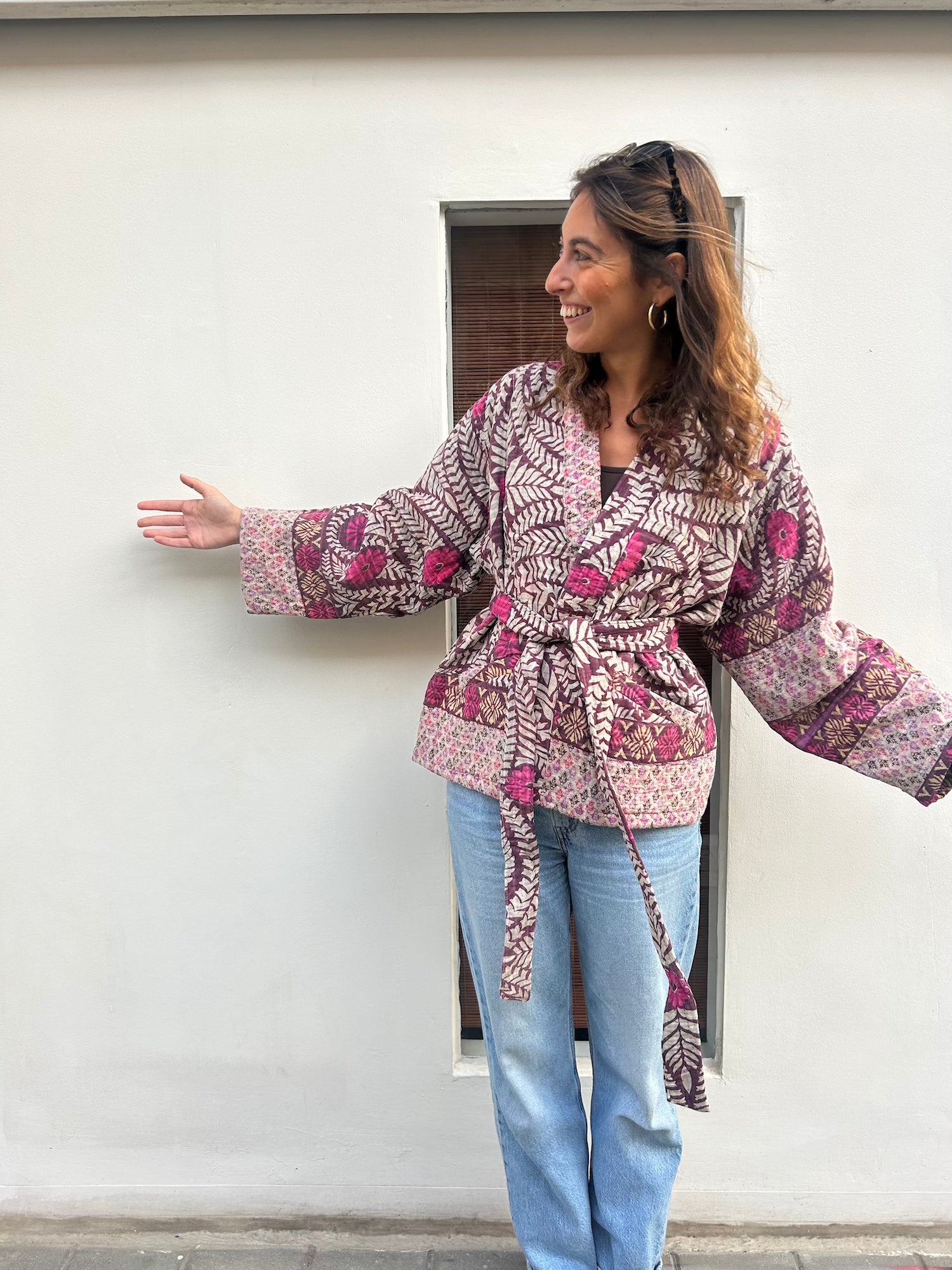 Short Kantha Jacket