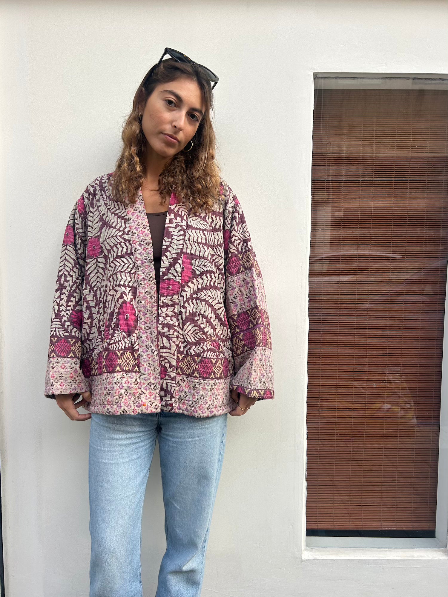 Short Kantha Jacket