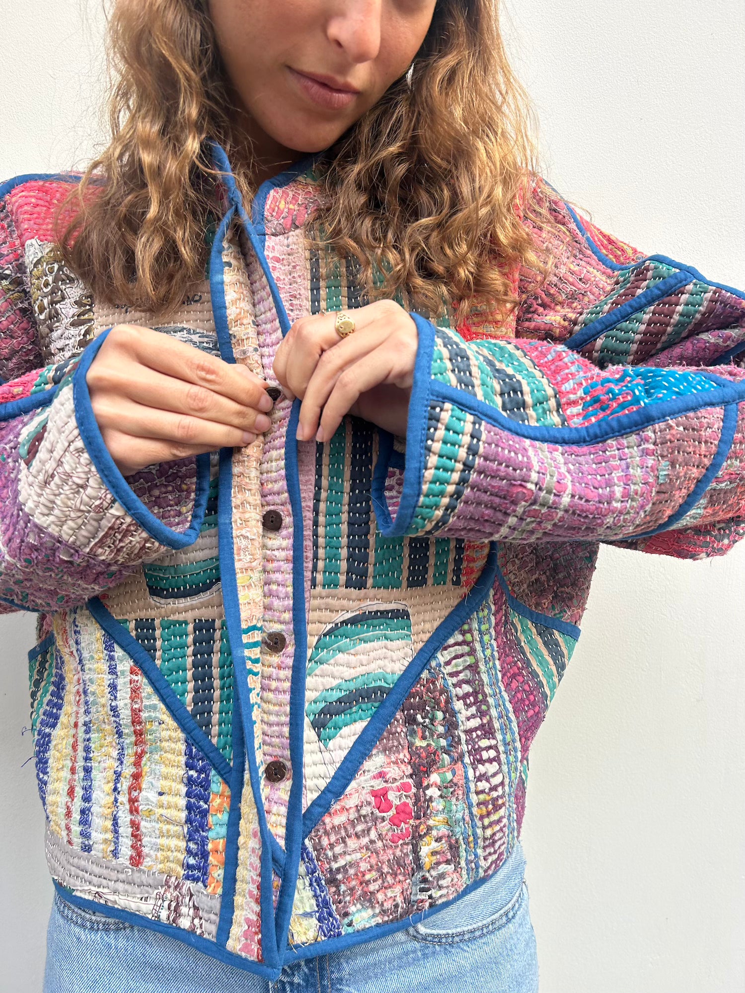 Rug Kantha Jacket