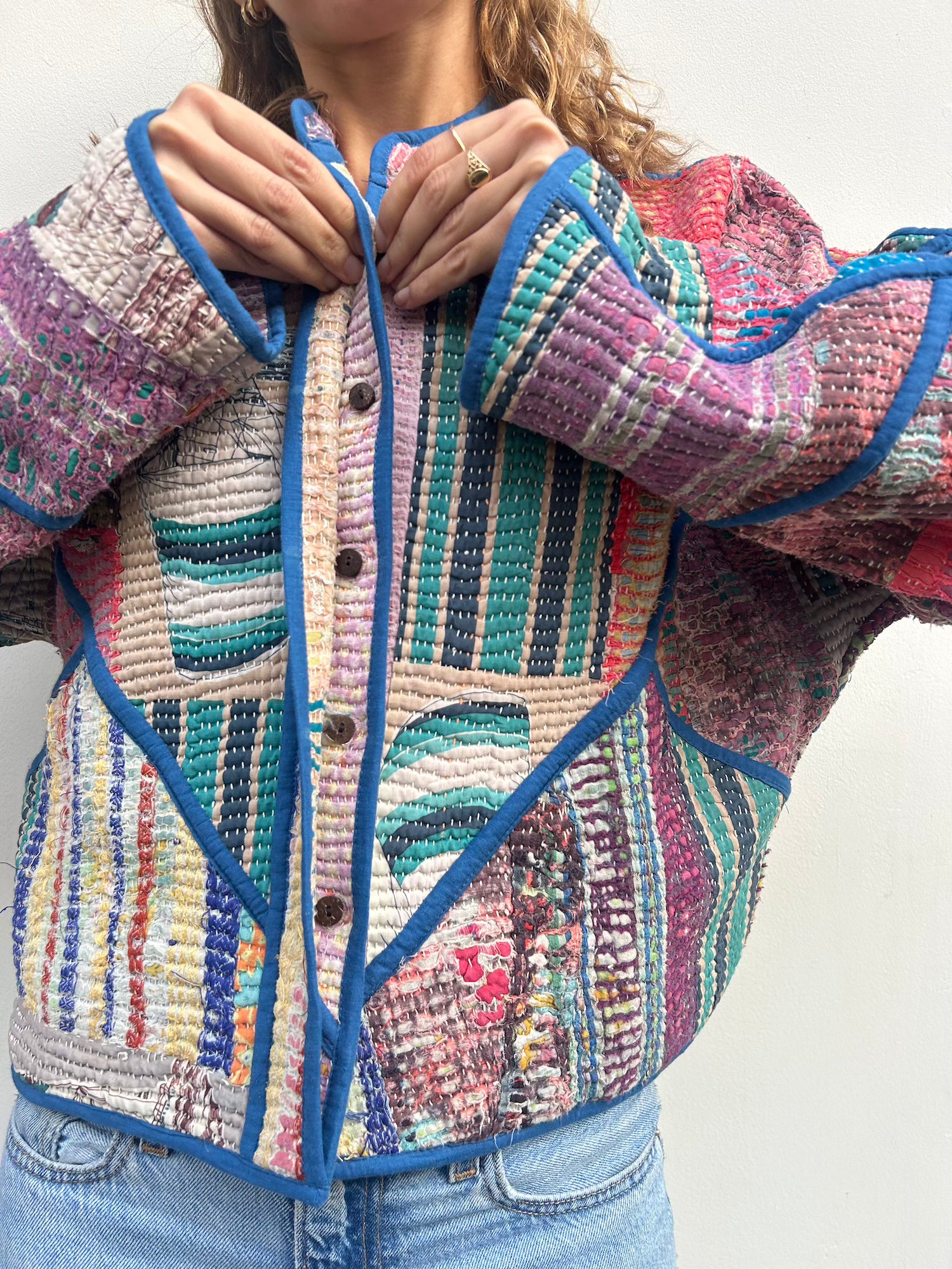 Rug Kantha Jacket