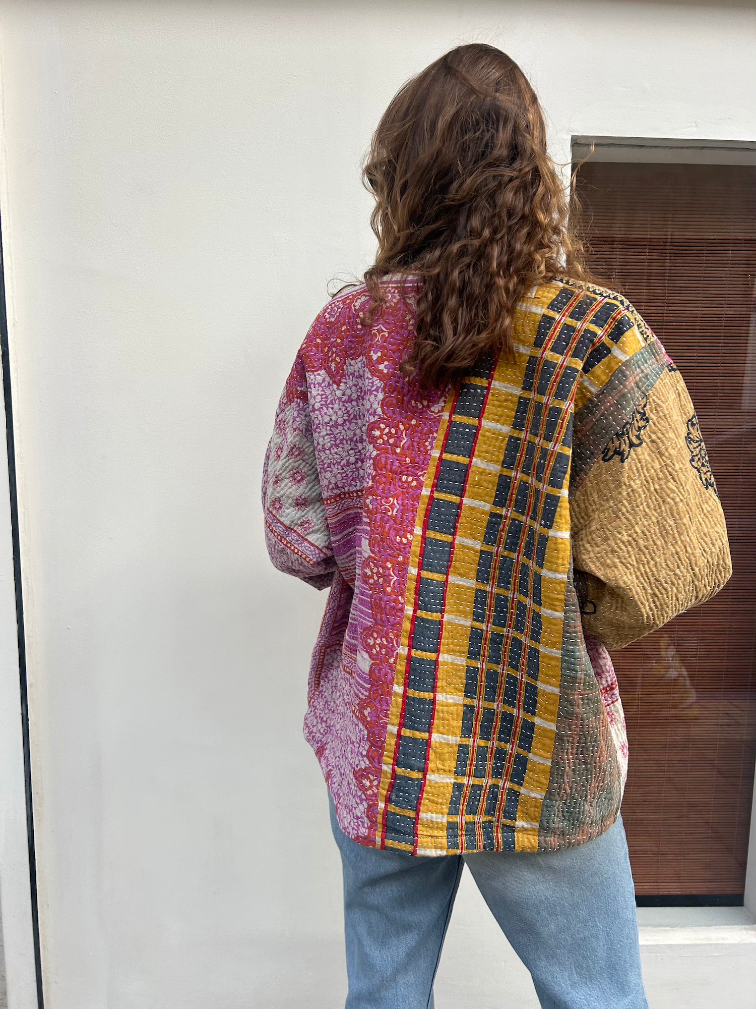 Short Kantha Jacket