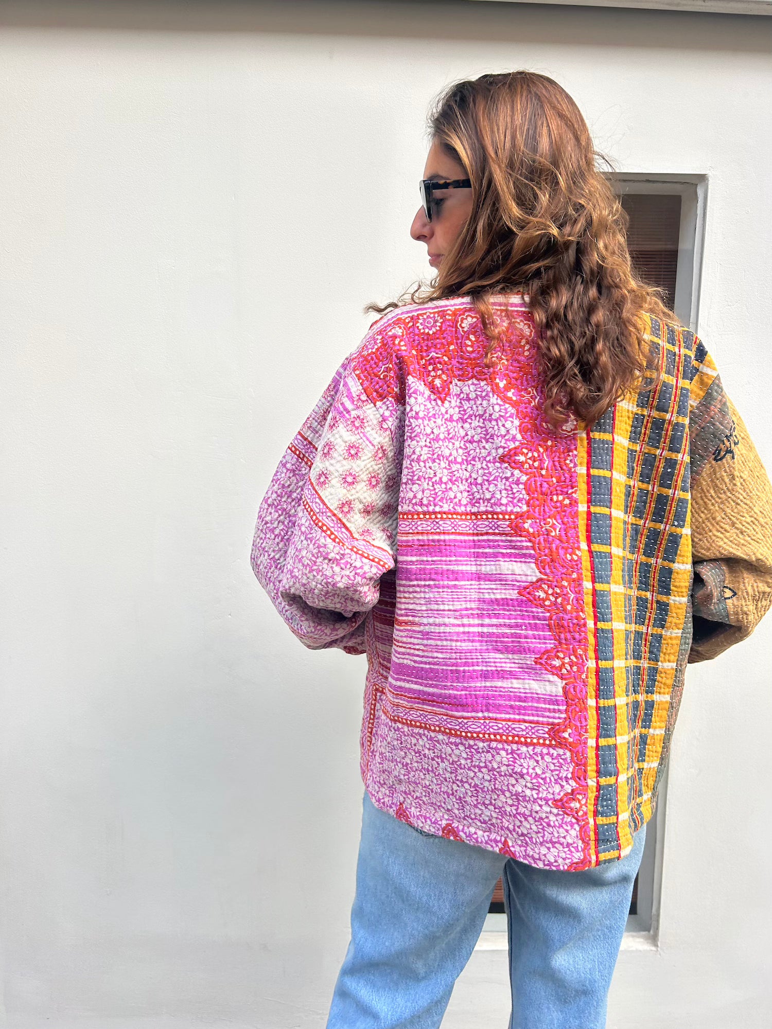 Short Kantha Jacket