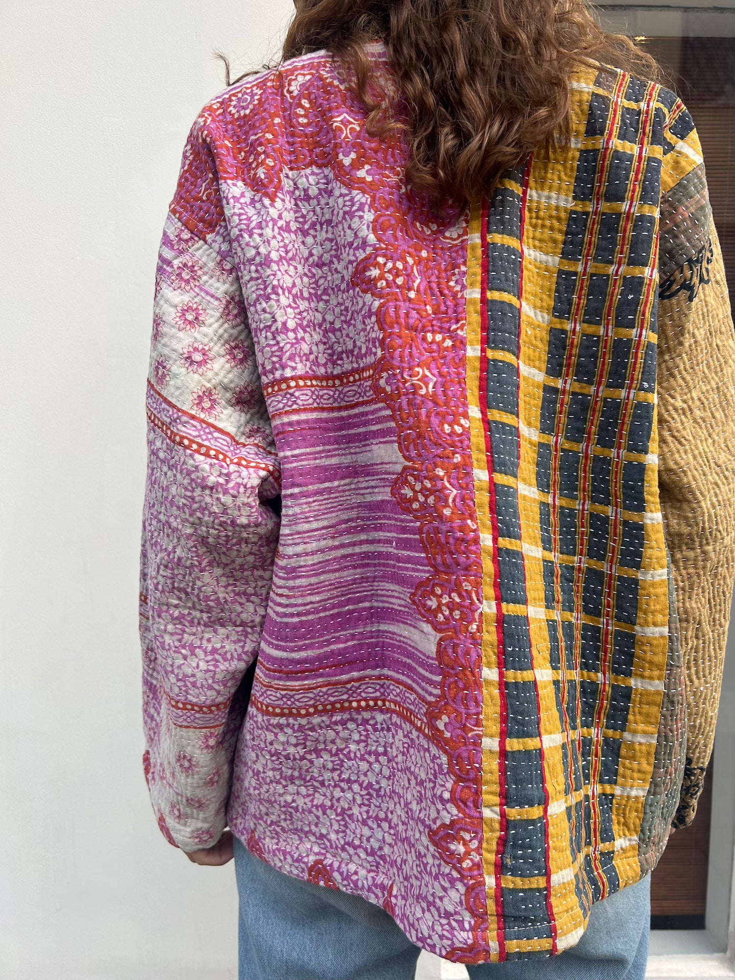 Short Kantha Jacket