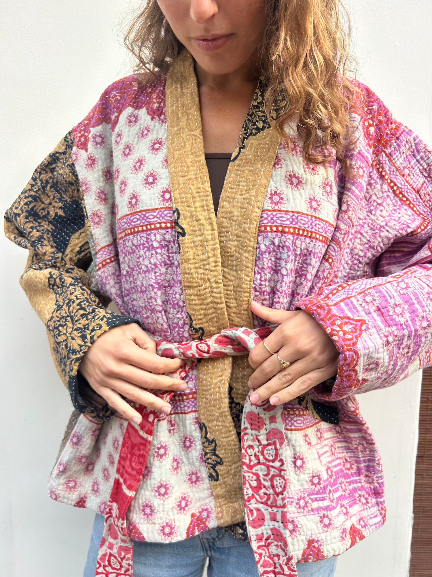 Short Kantha Jacket