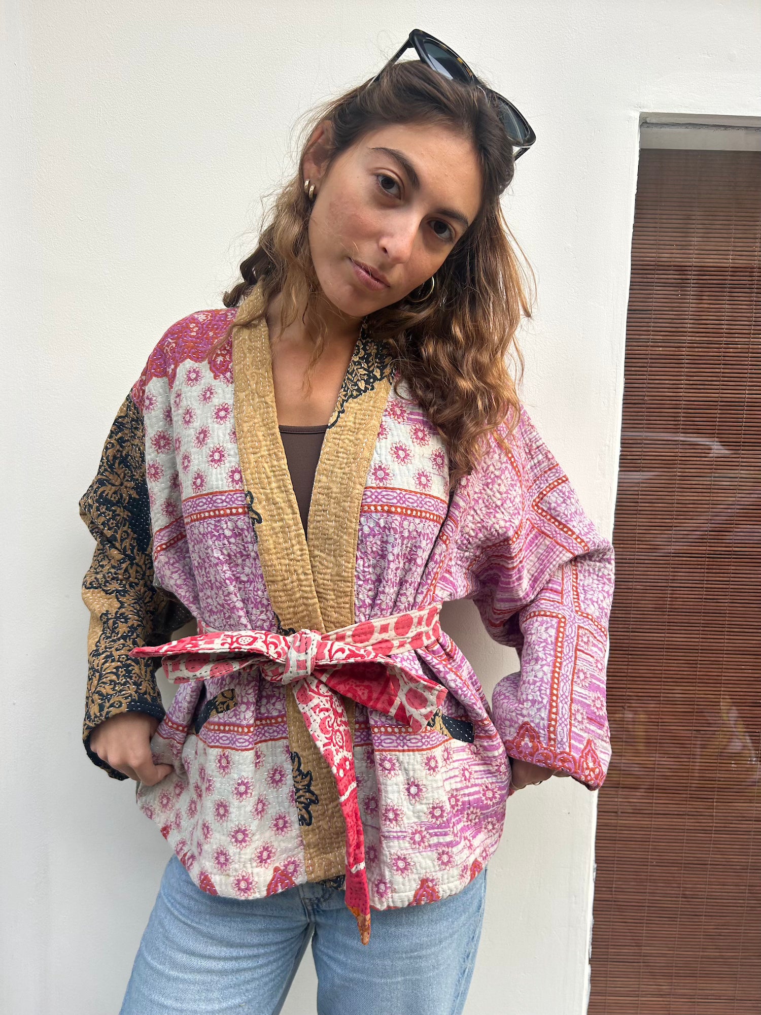 Short Kantha Jacket