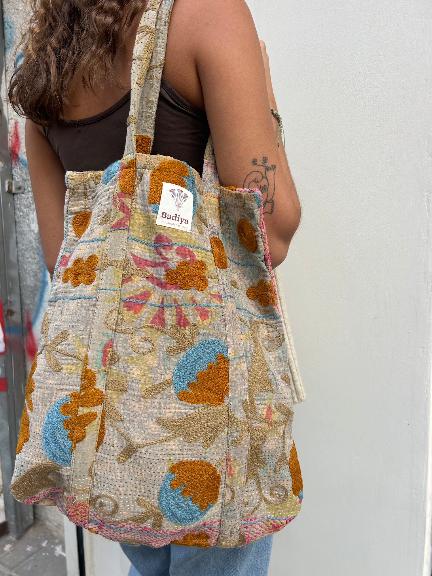 Kantha Suzani Bag