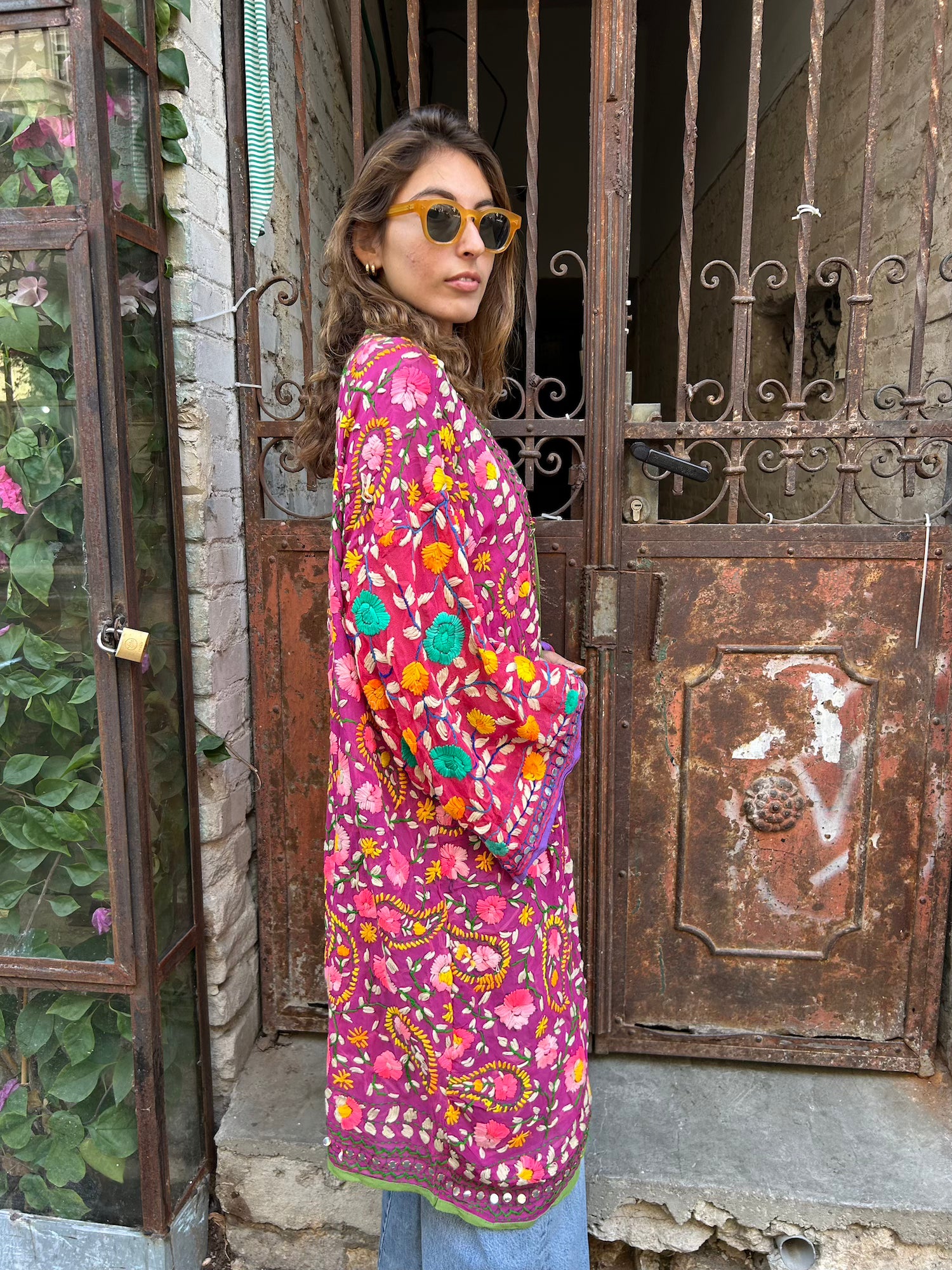 Phulkari Kimono