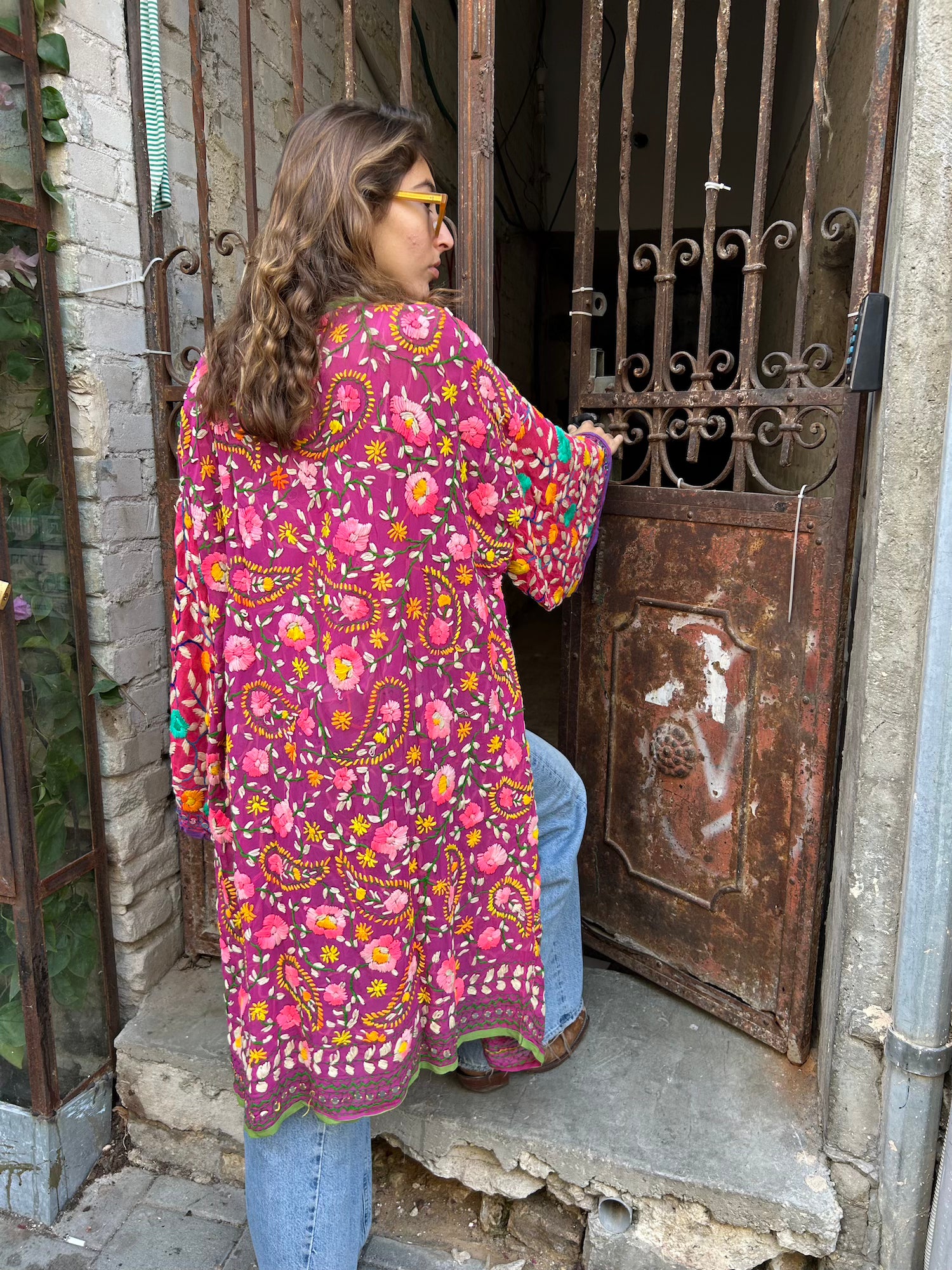 Phulkari Kimono