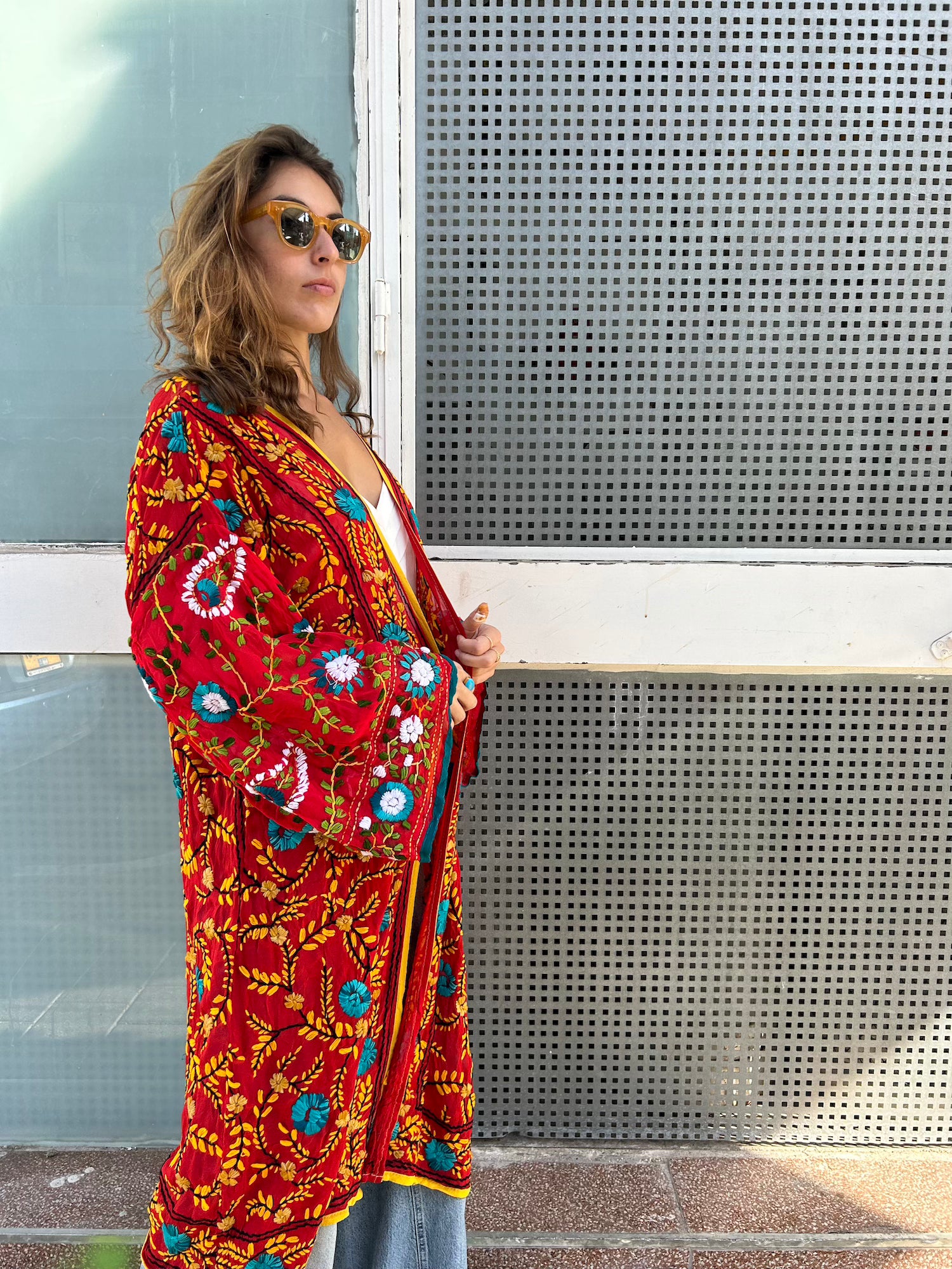 Phulkari Kimono