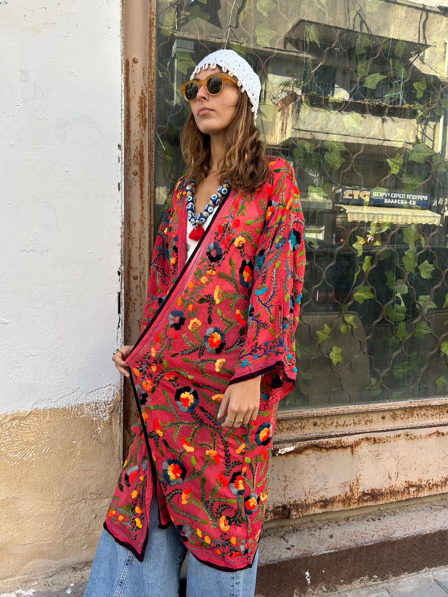 Phulkari Kimono