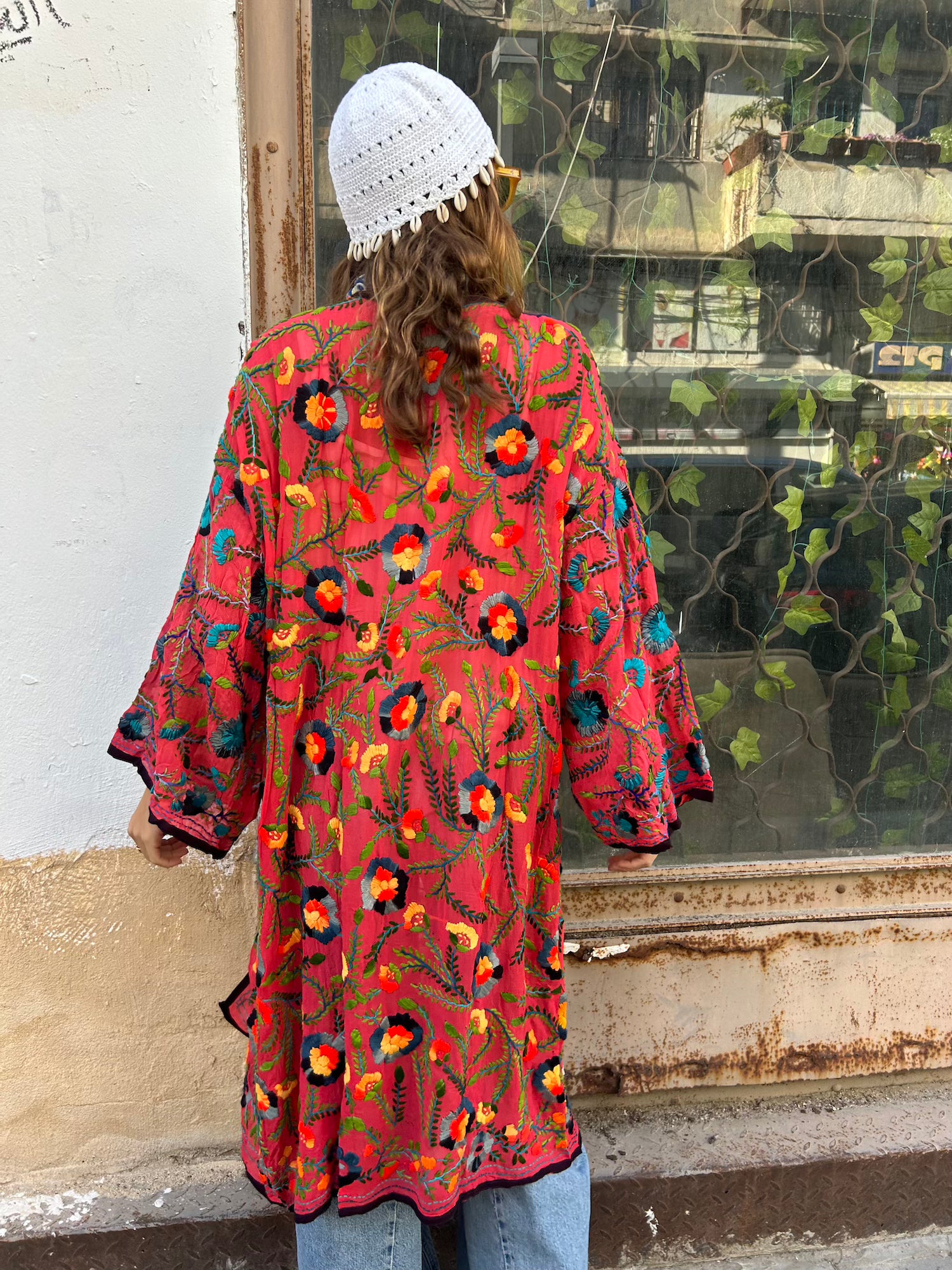 Phulkari Kimono