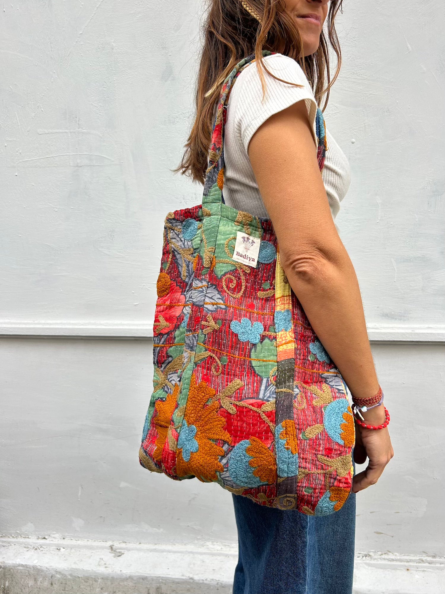 Kantha Suzani Bag