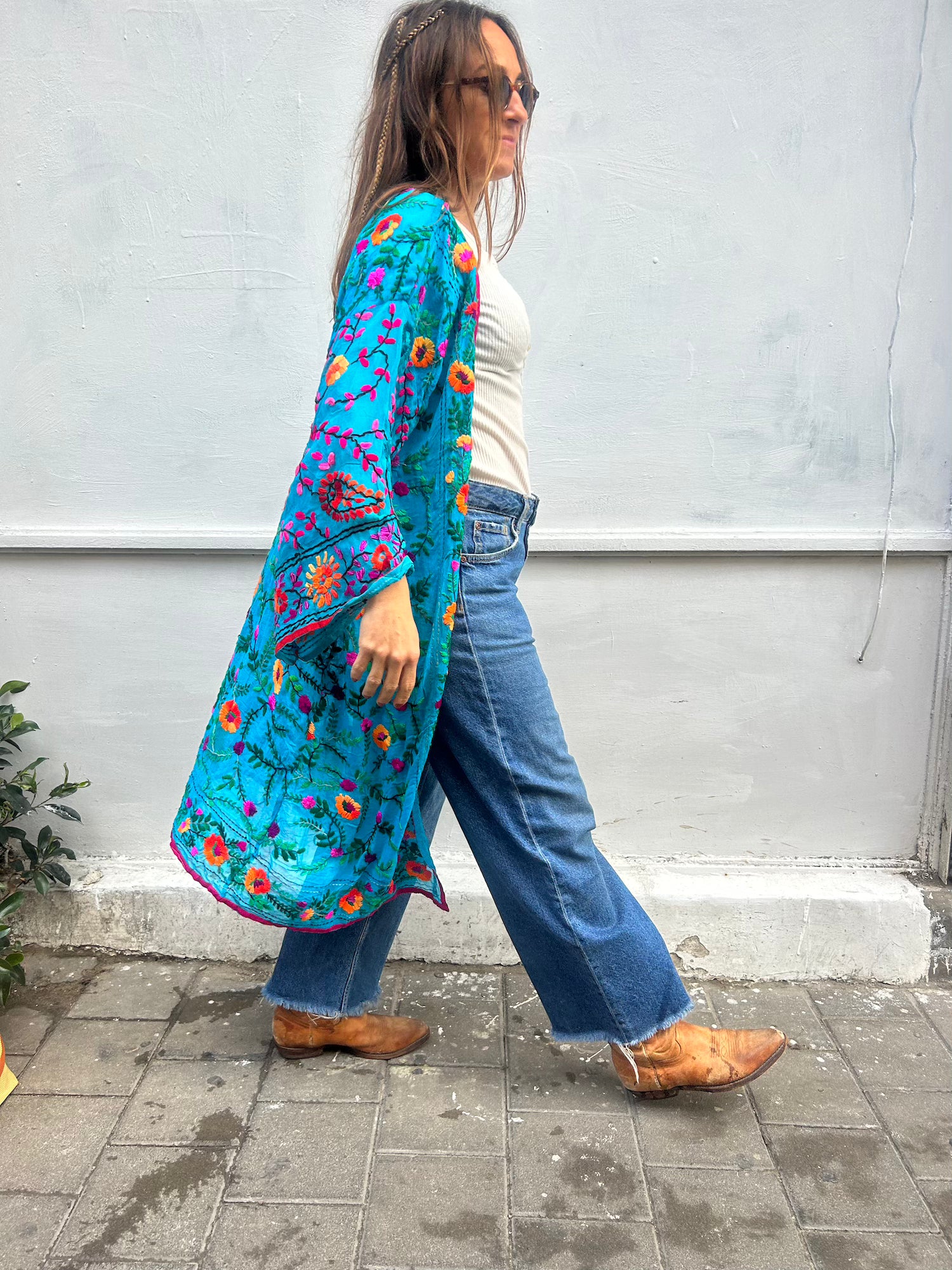 Phulkari Kimono