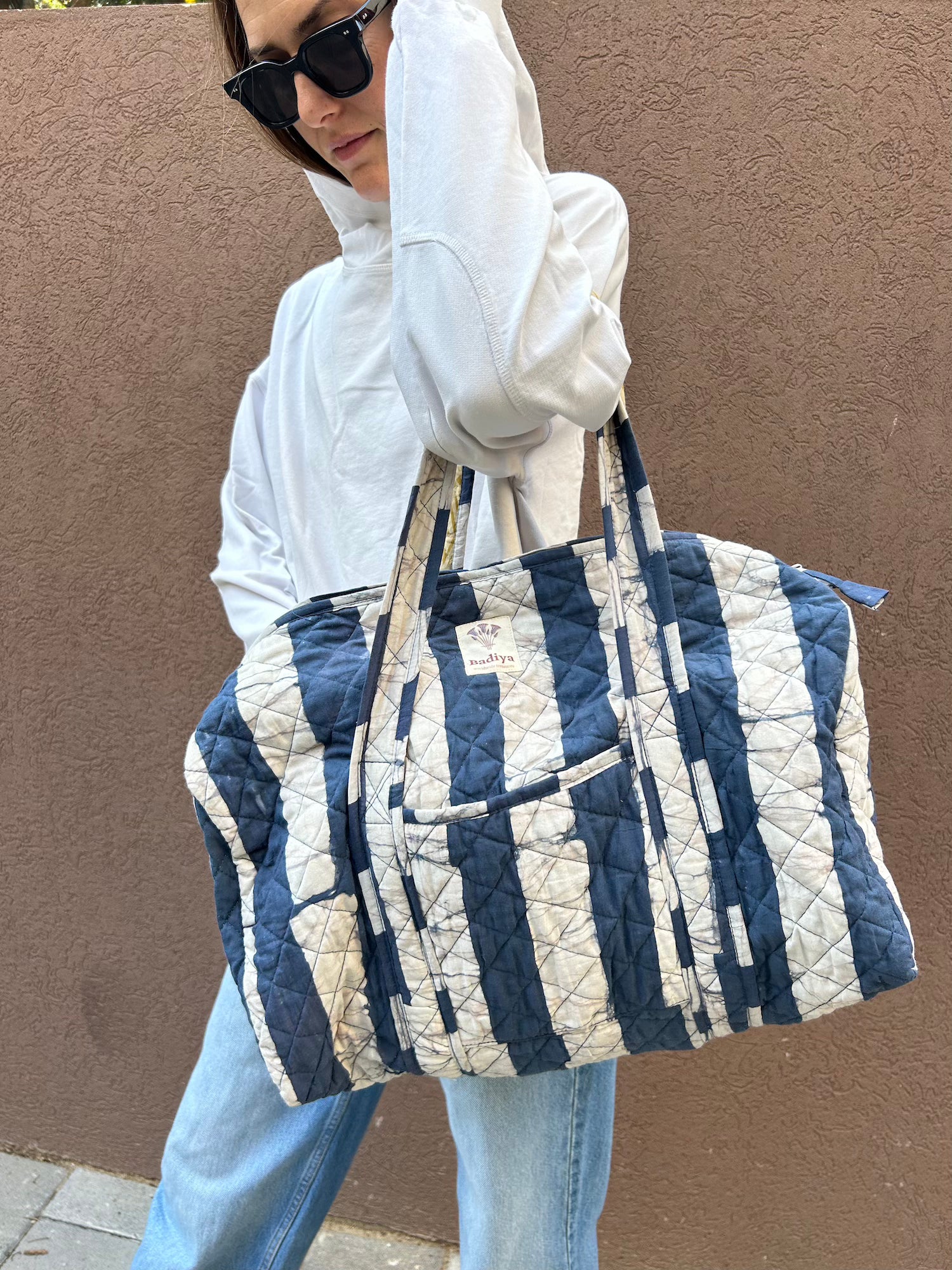 Blue Duffel Bag