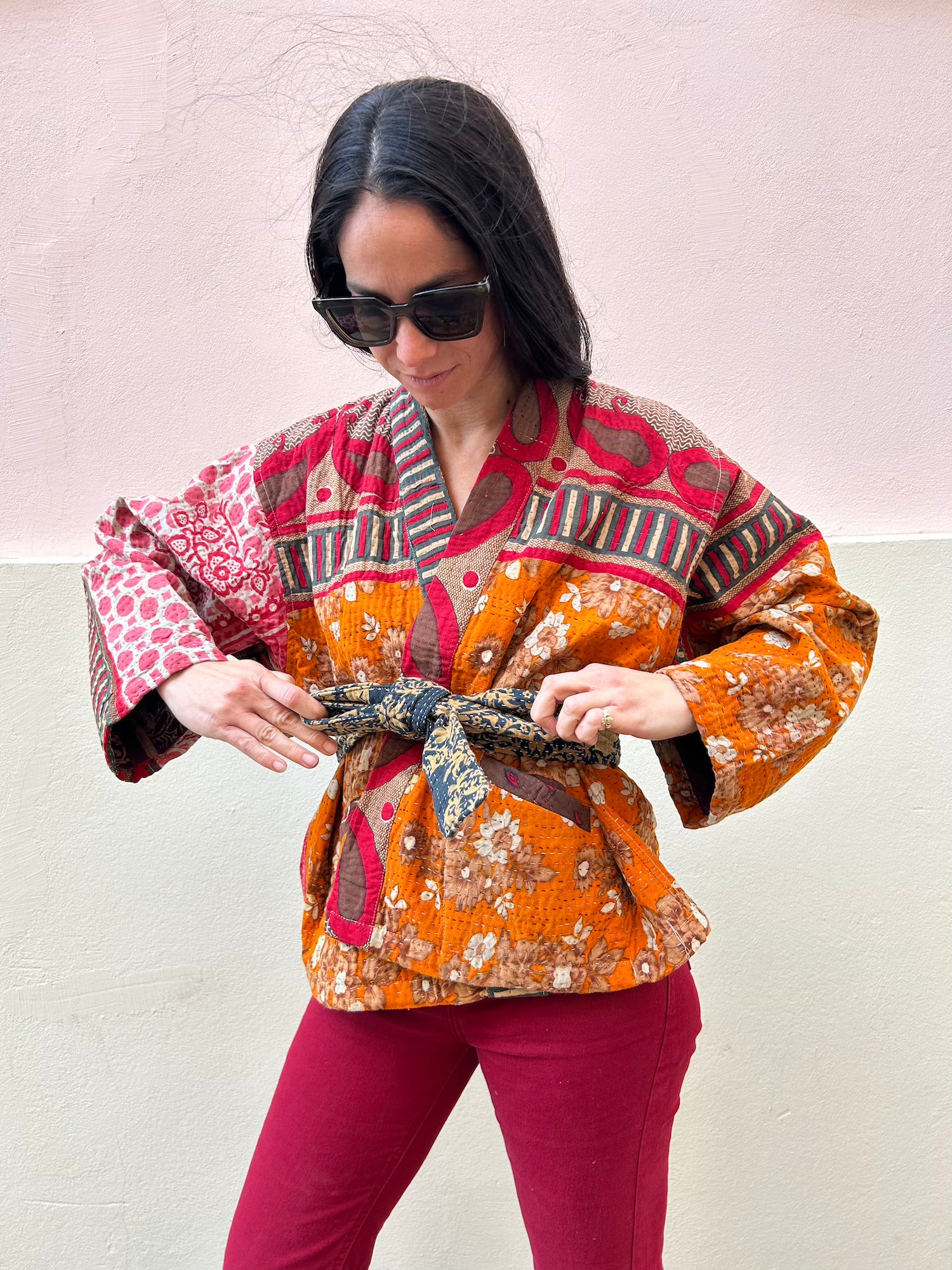 Short Kantha Jacket