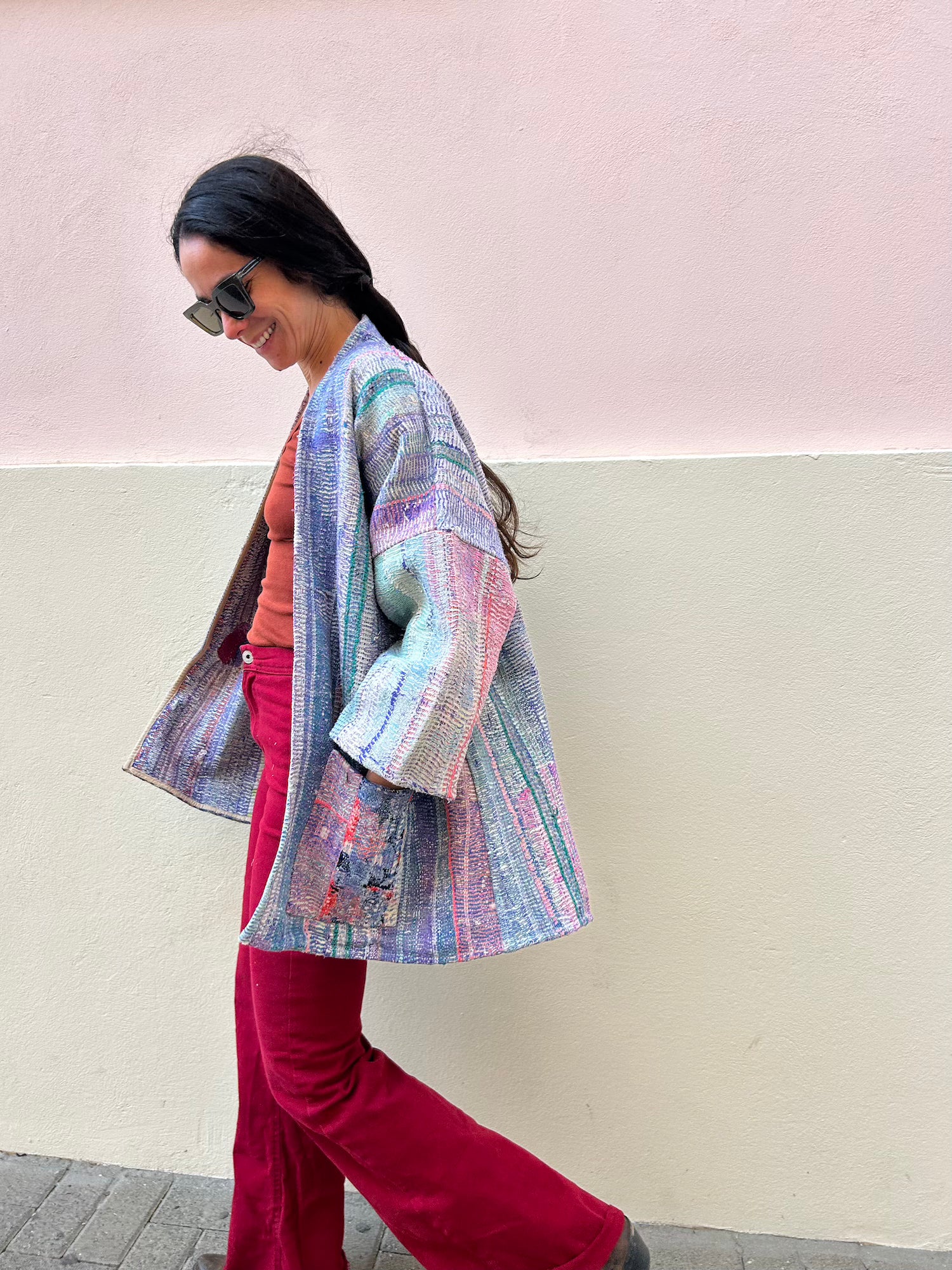 Rug Kantha Jacket