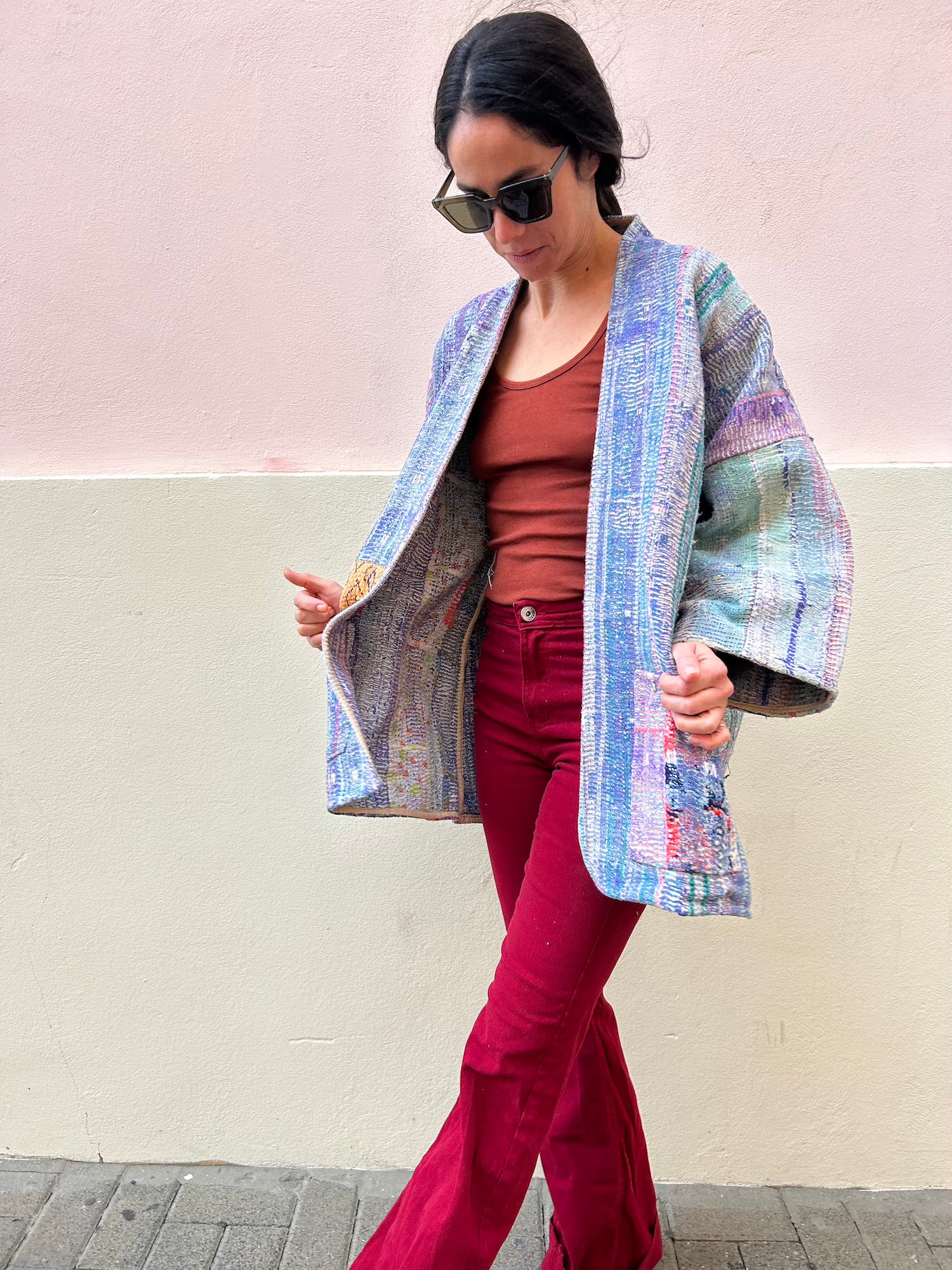 Rug Kantha Jacket