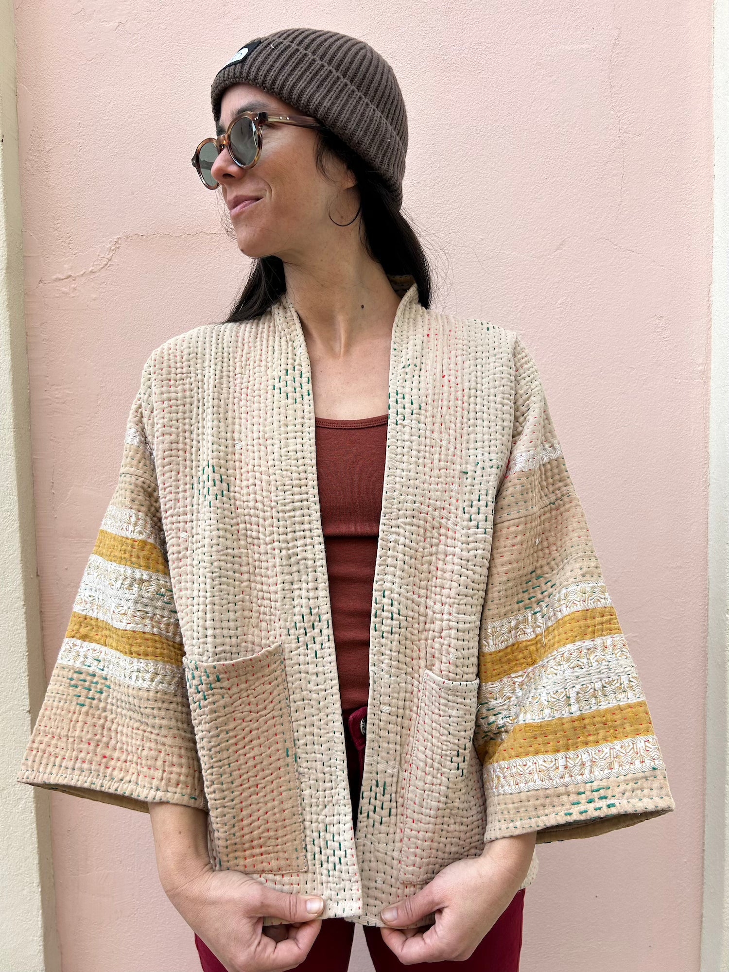 Rug Kantha Jacket