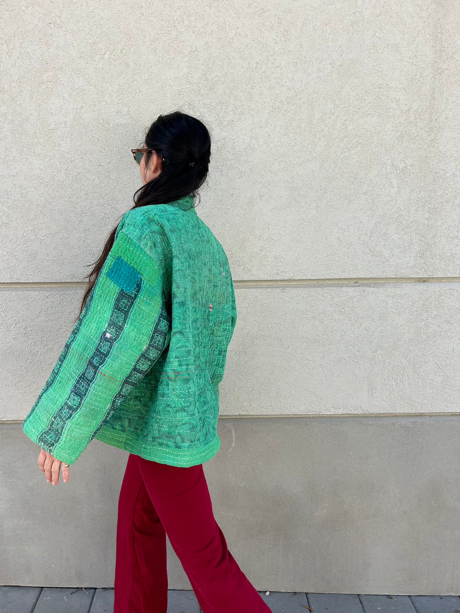 Short Kantha Jacket