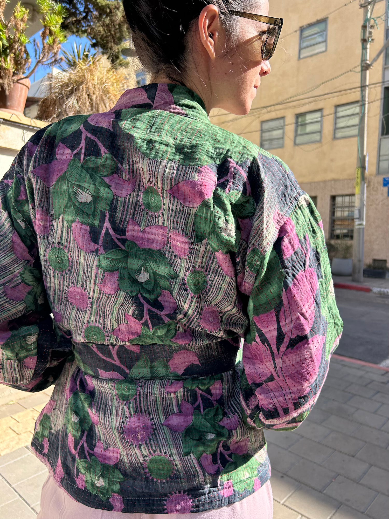 Short Kantha Jacket