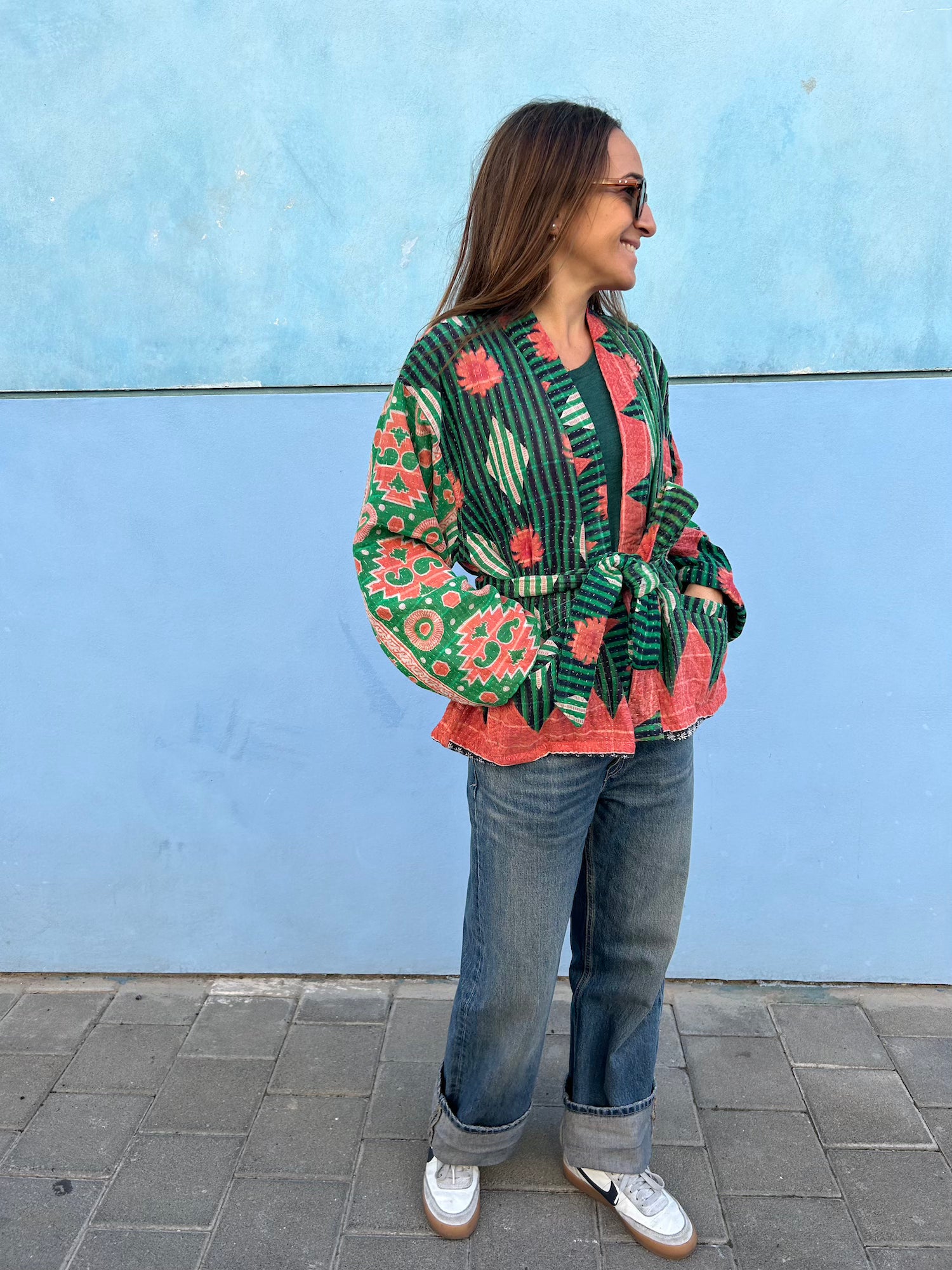 Short Kantha Jacket